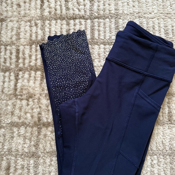 Lululemon Athletica Tight Stuff High-Rise Tight 24" Blue Women’s Leggings Size 4 - Picture 7 of 8